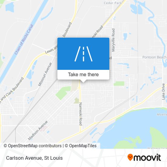 Mapa de Carlson Avenue