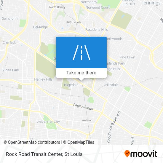 Mapa de Rock Road Transit Center