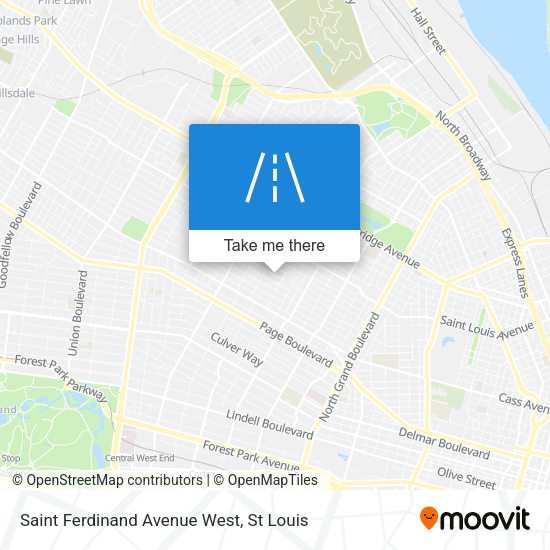 Mapa de Saint Ferdinand Avenue West