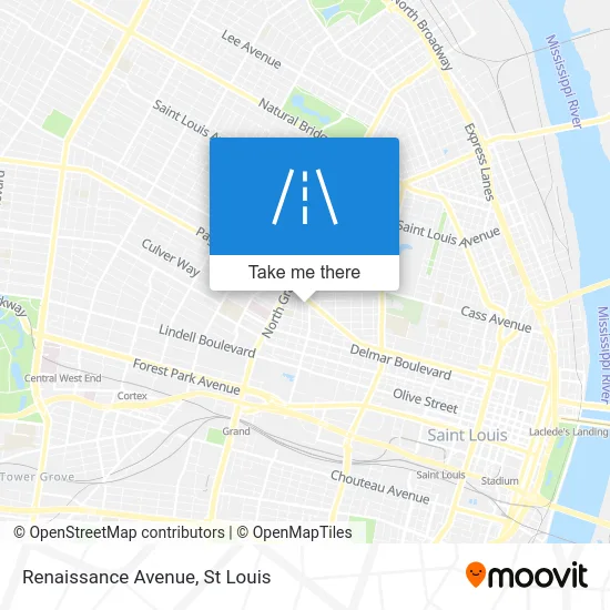 Renaissance Avenue map