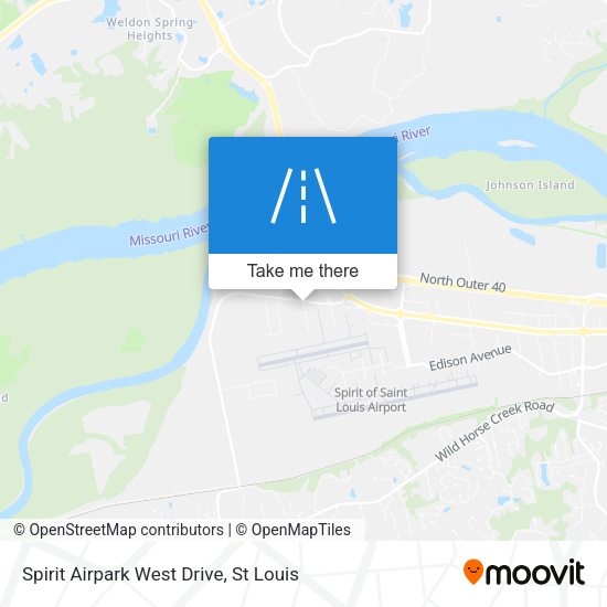 Spirit Airpark West Drive map