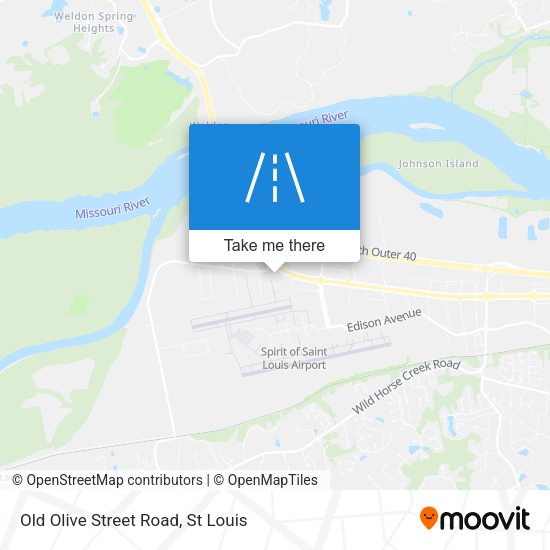 Old Olive Street Road map