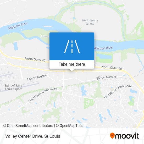 Valley Center Drive map