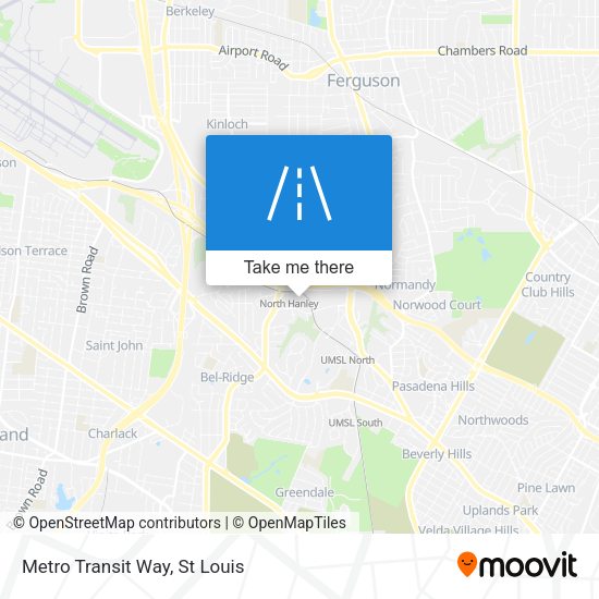 Metro Transit Way map