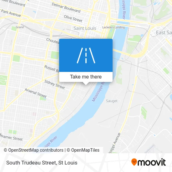 South Trudeau Street map