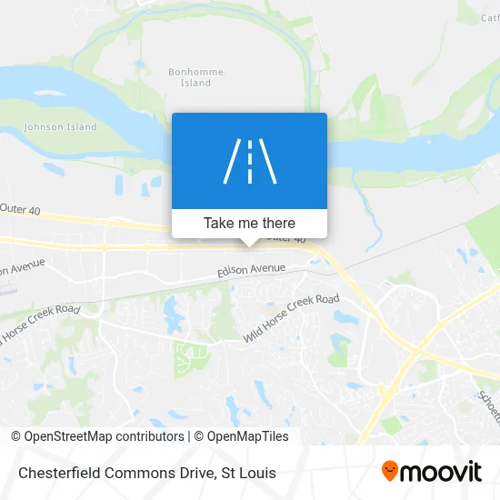 Chesterfield Commons Drive map