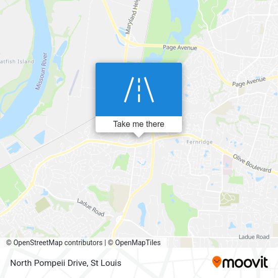 North Pompeii Drive map