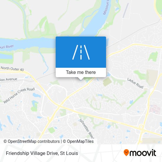 Friendship Village Drive map