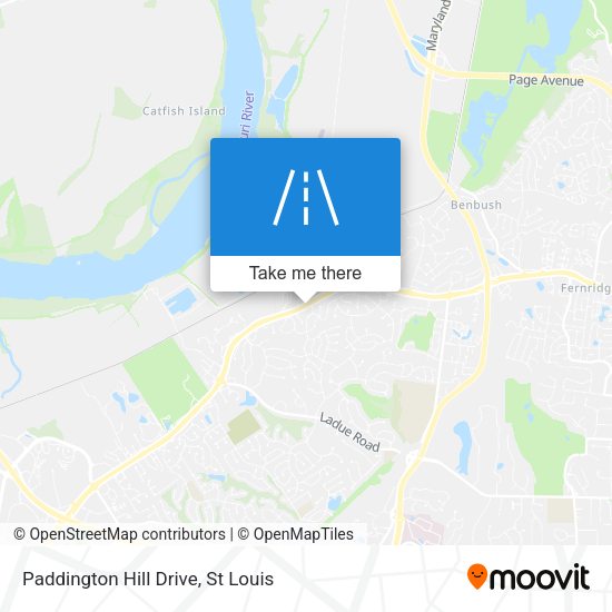 Paddington Hill Drive map