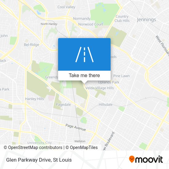 Mapa de Glen Parkway Drive