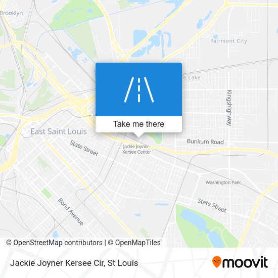 Mapa de Jackie Joyner Kersee Cir