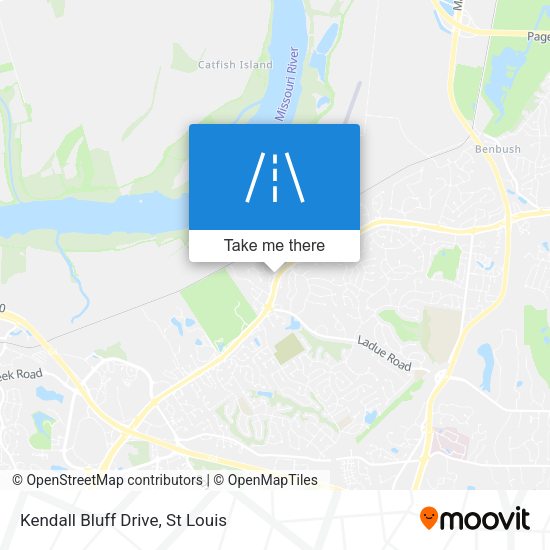 Kendall Bluff Drive map