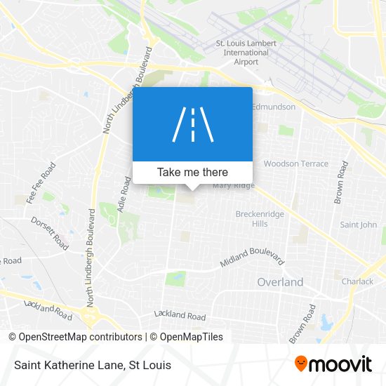 Saint Katherine Lane map
