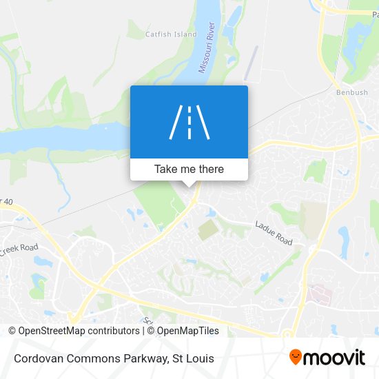 Cordovan Commons Parkway map