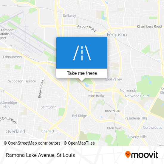 Mapa de Ramona Lake Avenue