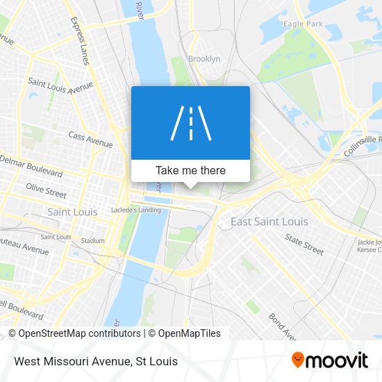 West Missouri Avenue map