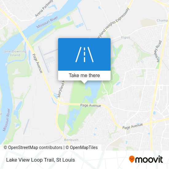 Lake View Loop Trail map