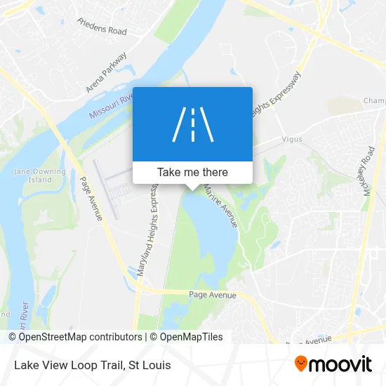 Lake View Loop Trail map