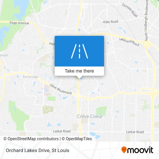 Orchard Lakes Drive map