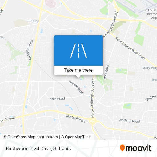 Birchwood Trail Drive map