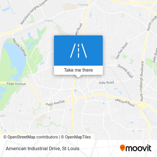 American Industrial Drive map