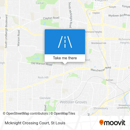 Mcknight Crossing Court map