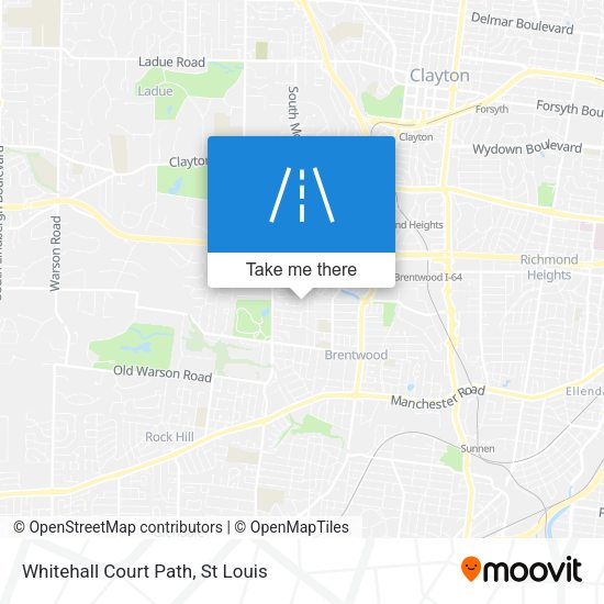 Whitehall Court Path map