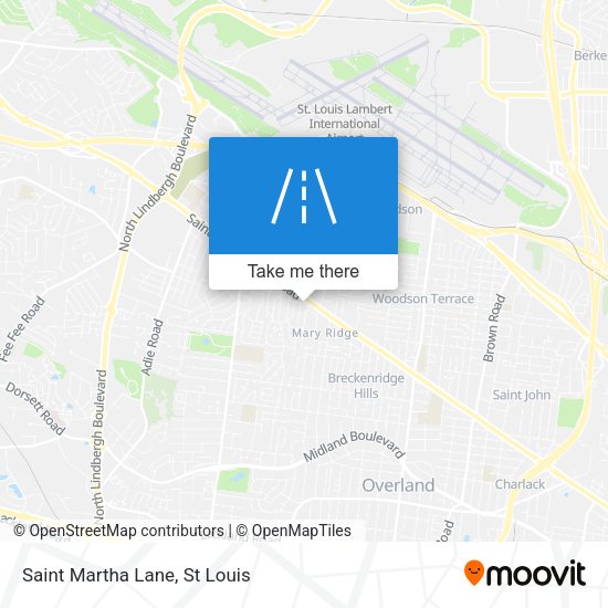 Mapa de Saint Martha Lane