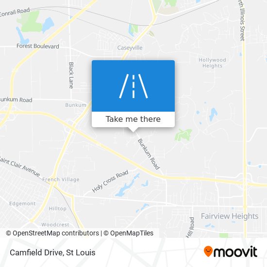 Mapa de Camfield Drive