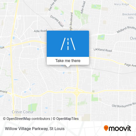 Willow Village Parkway map