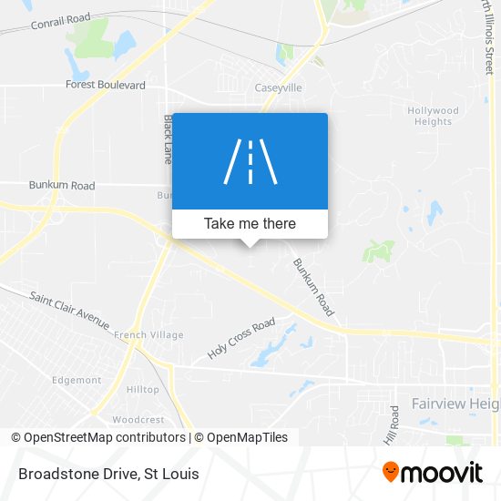 Mapa de Broadstone Drive