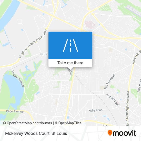 Mapa de Mckelvey Woods Court