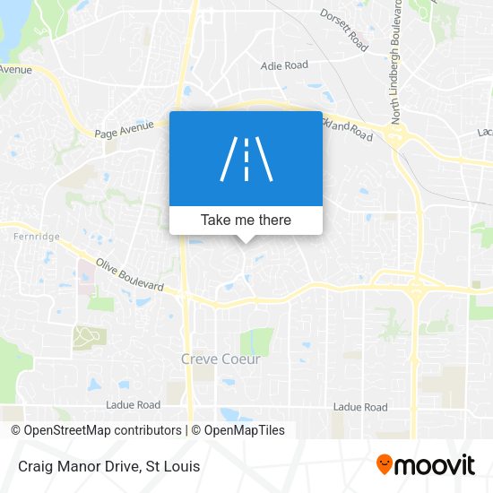 Mapa de Craig Manor Drive