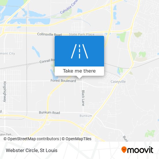Mapa de Webster Circle