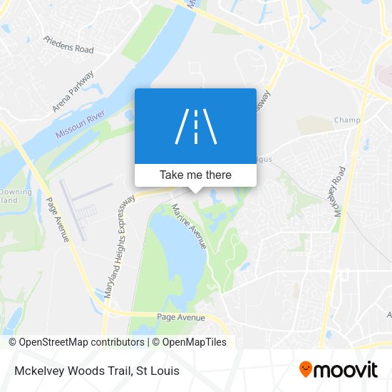Mapa de Mckelvey Woods Trail
