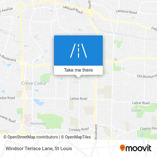 Windsor Terrace Lane map