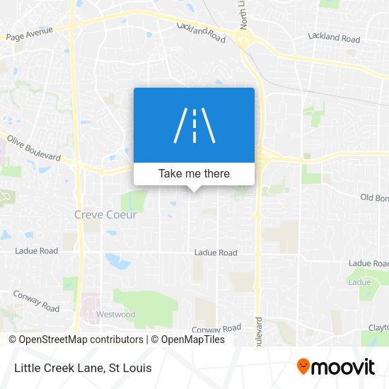 Mapa de Little Creek Lane