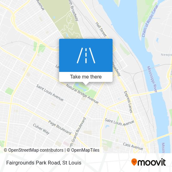 Fairgrounds Park Road map