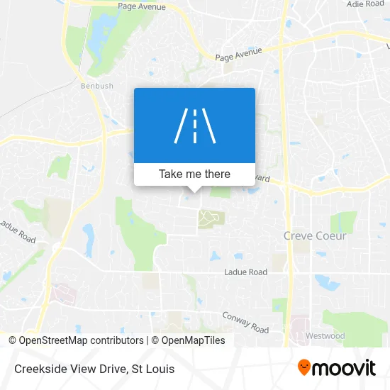 Creekside View Drive map
