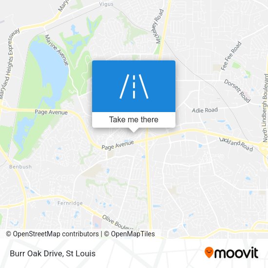 Mapa de Burr Oak Drive