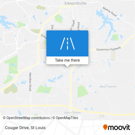 Mapa de Cougar Drive