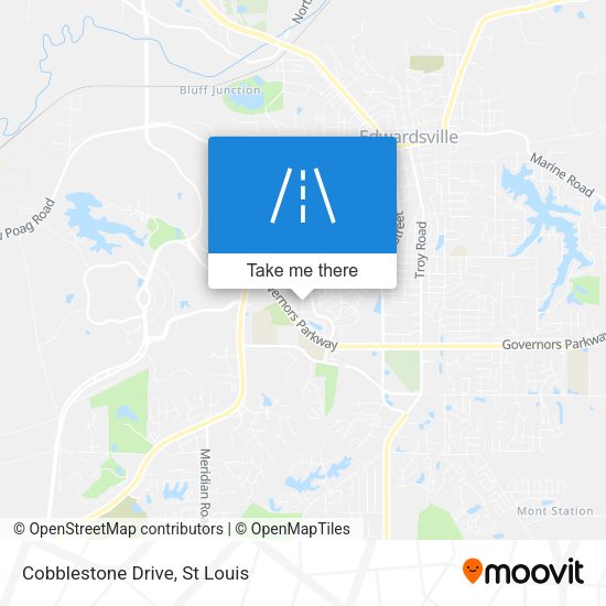 Cobblestone Drive map