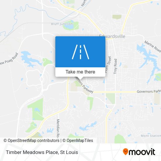 Timber Meadows Place map