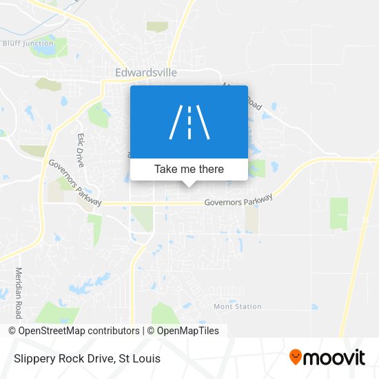 Slippery Rock Drive map