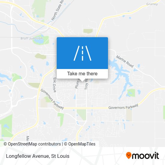 Longfellow Avenue map