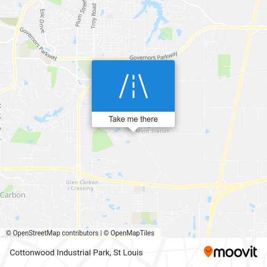 Mapa de Cottonwood Industrial Park