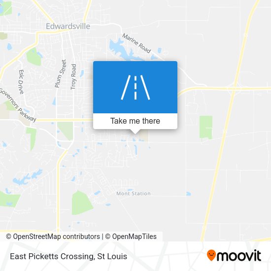 Mapa de East Picketts Crossing