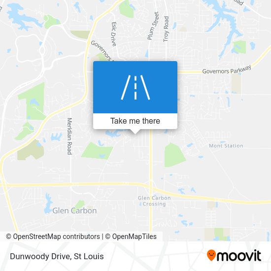 Mapa de Dunwoody Drive