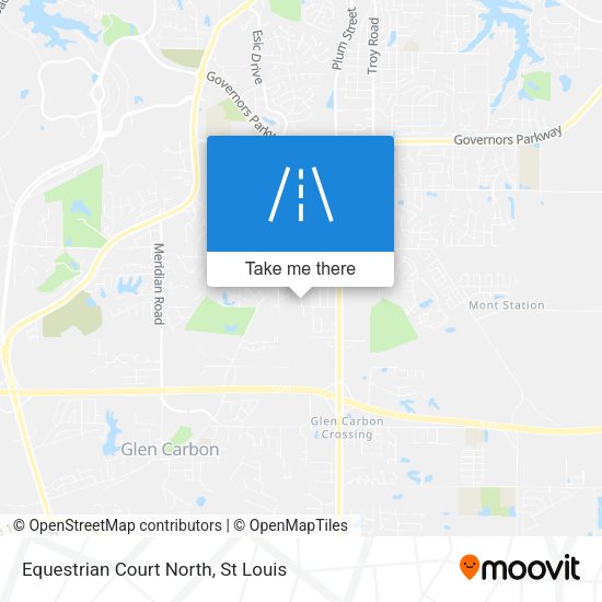Mapa de Equestrian Court North
