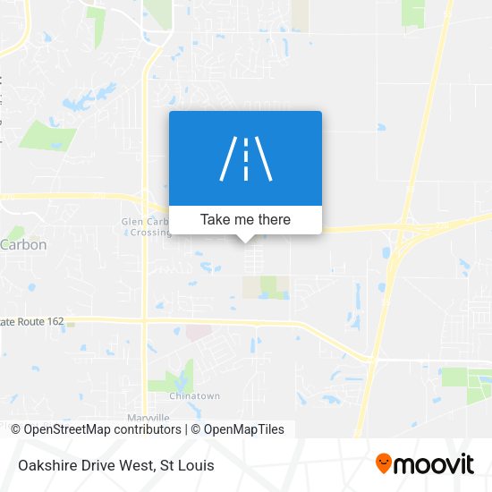 Oakshire Drive West map